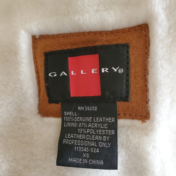 Leather Coat w/Cashmere Lining - Picture 6 of 6